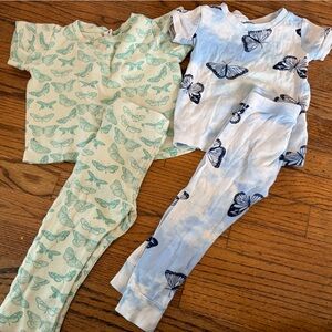 2T butterfly PJ bundle Kate Quinn & old navy short sleeve